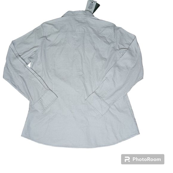 Woolrich Womens Large Button-down Curdory Shirt Tan‎ Plaid British Tan Cotton - Picture 2 of 11